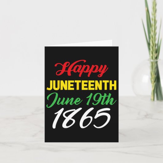 19 juni 1865 kaart (Voorkant)