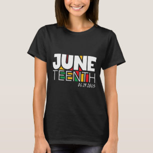 19 juni 1865 Proud Black Freedom Day T-shirt