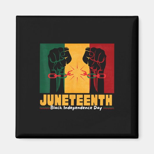 19 juni 1865 Zwarte Onafhankelijkheidsdag Magneet (Voorkant)