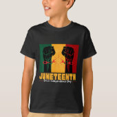 19 juni 1865 Zwarte Onafhankelijkheidsdag T-shirt (Voorkant)