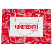 19 juni 1865 Zwarte Vrijheidsdag Groot Cadeauzakje (Voorkant)