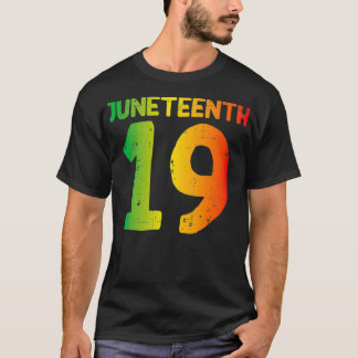 19 juni Afrikaanse kleuren 19 juni 1865 Mannen Wo T-shirt