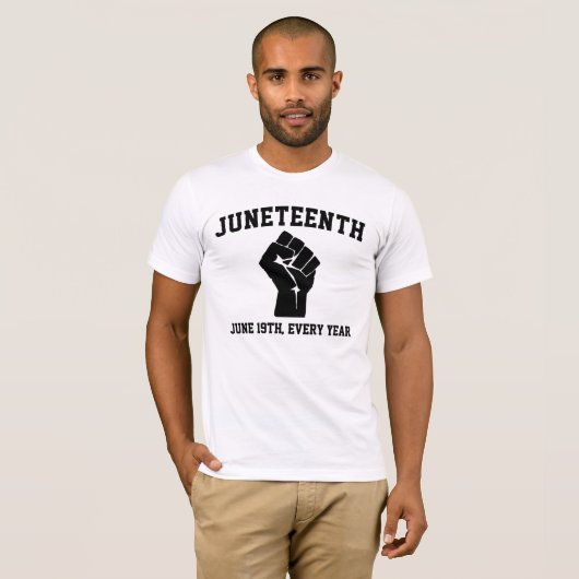 19 juni elk jaar T-Shirt (Voorkant volledig)
