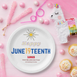 19 juni papieren bordje