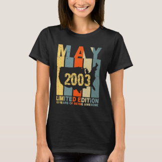 19 mei 2003 19 jaar Geweldige T-shirt