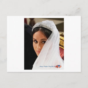 19 mei 2018: Toen Harry trouwde met Meghan Briefkaart