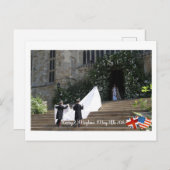 19 mei 2018: Toen Harry trouwde met Meghan Briefkaart (Voorkant / Achterkant)