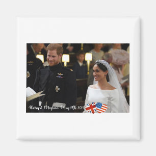 19 mei 2018: Toen Harry trouwde met Meghan Magneet