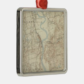 19 Middelblad Metalen Ornament (Rechts)