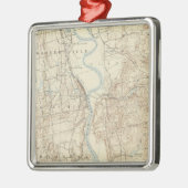 19 Middelblad Metalen Ornament (Links)