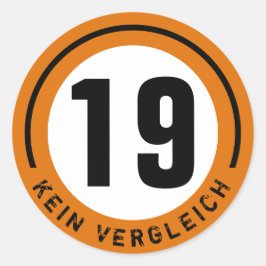 #19 RACING RONDE STICKER