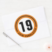 #19 RACING RONDE STICKER (Envelop)