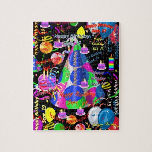 19 september, 19 september, Jigzaag Puzzle Legpuzzel (Verticaal)