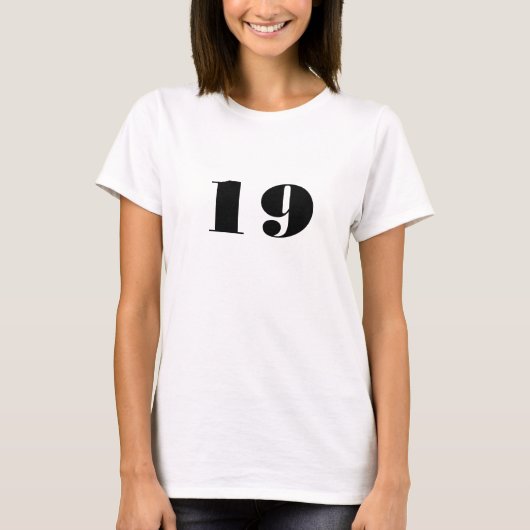 19 T-SHIRT (Voorkant)