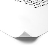 19 Tabel  Herfst Floral Wedding Seating Chart Poster (Hoek)