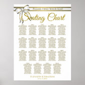 19 Tafel- en goudkleurige weddenschappen Poster (Voorkant)