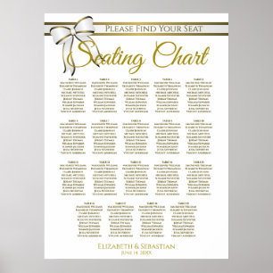 19 Tafel- en goudkleurige weddenschappen Poster
