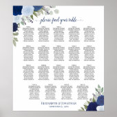 19 Tafel Stamblauw en zeemacht - rooster Poster (Voorkant)