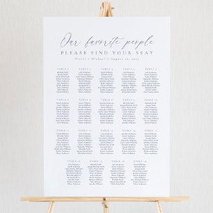 19 Tafels Ons favoriete zitplaatsenoverzicht voor Poster