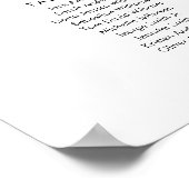 19 Tafels Vind uw Zitplaatskaart Poster (Hoek)