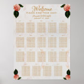 19 Tafelzittingsschema Wingmarmer Camellia Poster (Voorkant)
