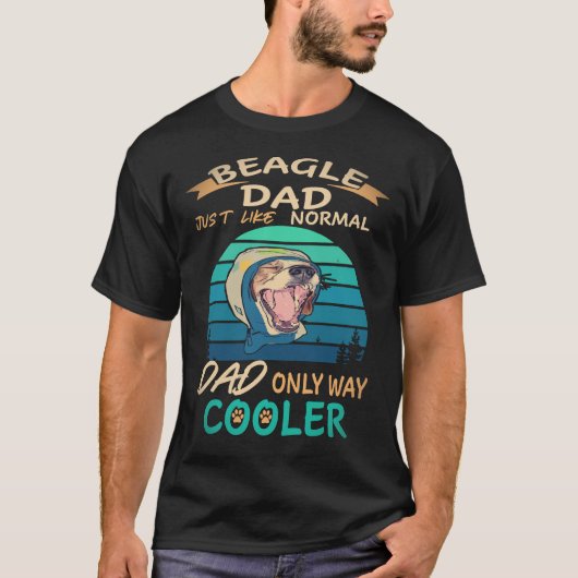 19 Vader - Beagle Vader Koeler Beagle T-shirt (Voorkant)