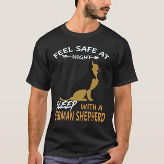 19 Voel je veilig 's nachts Slaap met een Duitse h T-shirt