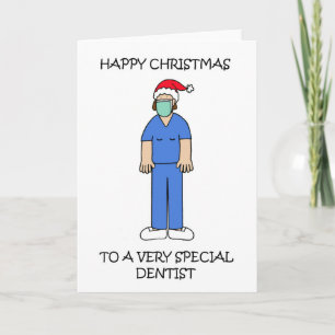 19 vrolijke kerst voor Vrouw Dentist Kaart