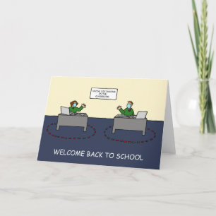 19, welkom terug naar school. kaart
