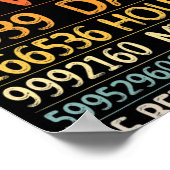 19 Years 228 Months 988 Weeks Birthday Ninteenth 1 Poster (Hoek)