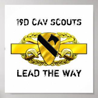 19D 1e Cavalry Division Poster
