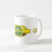 19D 3e gepantserd calamiteitenpatroon Koffiemok (Voorkant rechts)