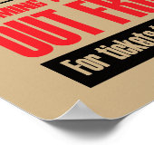 19D Cav Scout, poster met concertstijl (Hoek)