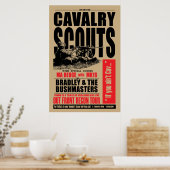 19D Cav Scout, poster met concertstijl (Keuken)