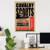 19D Cav Scout, poster met concertstijl (Thuiskantoor)