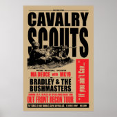 19D Cav Scout, poster met concertstijl (Voorkant)