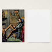 19de C. Bachelorschap Visitekaartje (Voorkant /achterkant)