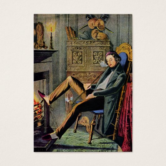 19de C. Bachelorschap Visitekaartje (Voorkant)