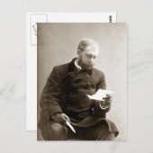 19de C. Gent een brief lezen Briefkaart (Voorkant / Achterkant)