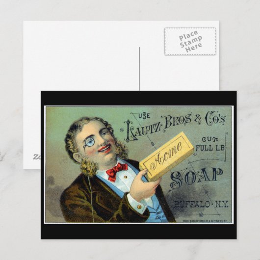 19de C. Lautz Brothers Soap Briefkaart (Voorkant / Achterkant)