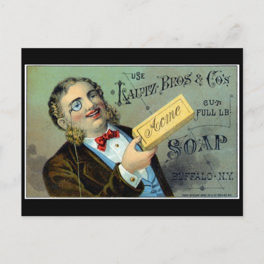 19de C. Lautz Brothers Soap Briefkaart (Voorkant)
