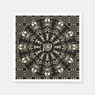 19de Jubileum van de bruiloft Bronze Servet