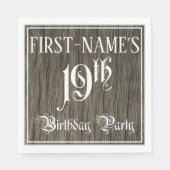 19de verjaardag van de partij — Fancy Manuscript, Servet (Voorkant)