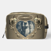 19e/8e brons (kleur)Foto bruiloft Jubileum AC Toilettasje (Achterkant)