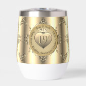 19e/8e Brons (Kleur) Trouwen Jubileum Mok (Voorkant)