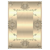 19e & 8e Bronzen Bruiloft Jubileum Tafelkleed (Voorkant)