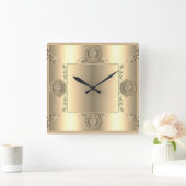 19e & 8e Bronzen Bruiloft Jubileum Wandklok (Huis)