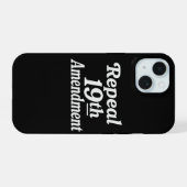 19e amendement intrekken iPhone 15 case (Achterkant horizontaal)