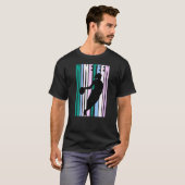 19e Basketball Birthday Retro 19e T-shirt (Voorkant volledig)