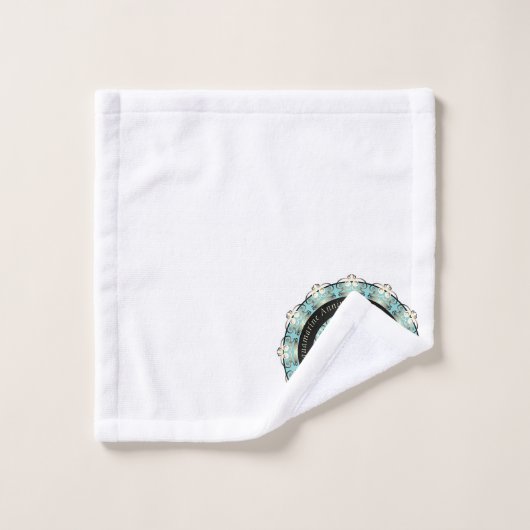 19e bruiloft bad handdoek (Wasdoekje)